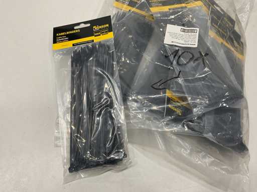 10 serie di costole di cravatta