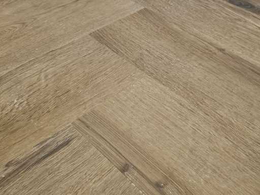 25 m2 PVC SPC click herringbone - 750 x 150 x 4 mm