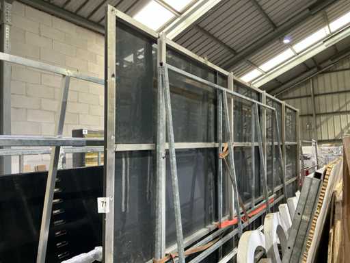 Batch of various aluminum sheets / profiles