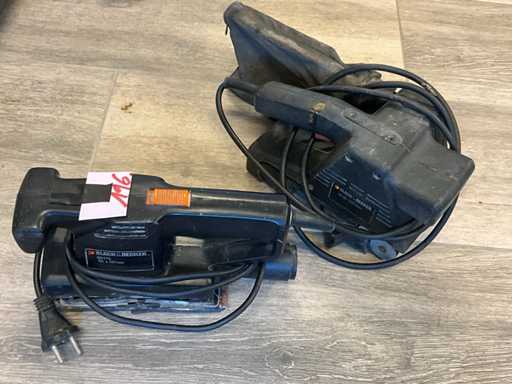 Șlefuitoare plate Black&Decker (2x)