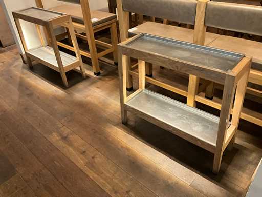 Cabins - Side table with LED lighting (2x)