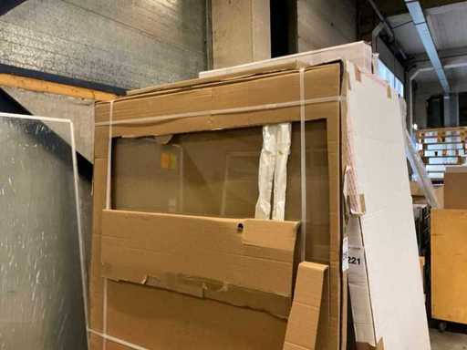 Walk-in shower wall 120x200