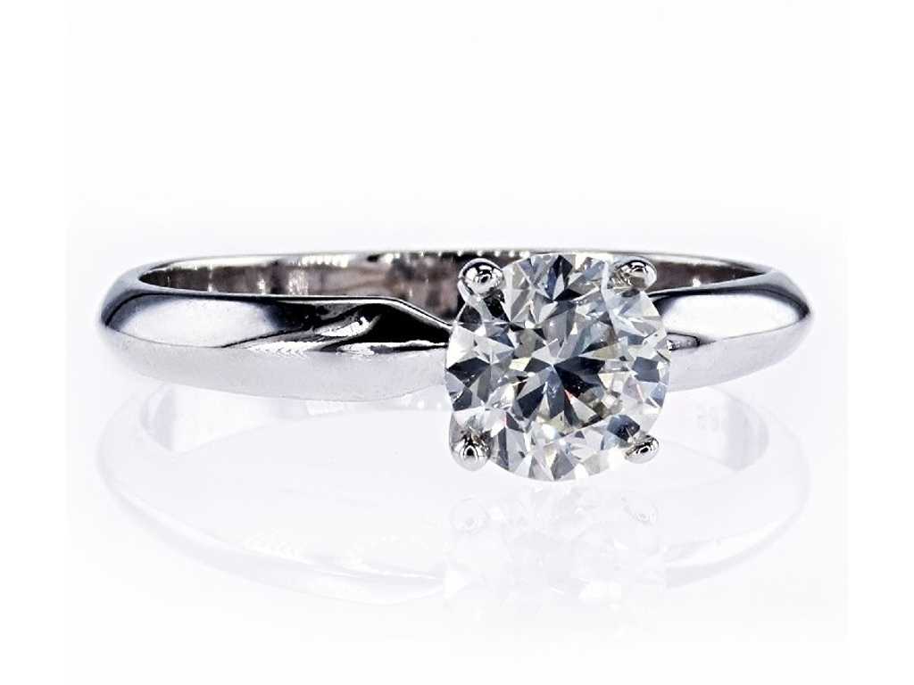 Luxe Solitair Ring Naturel Diamant 1.02 karaat