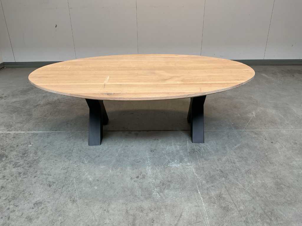 Table basse ovale 140 cm