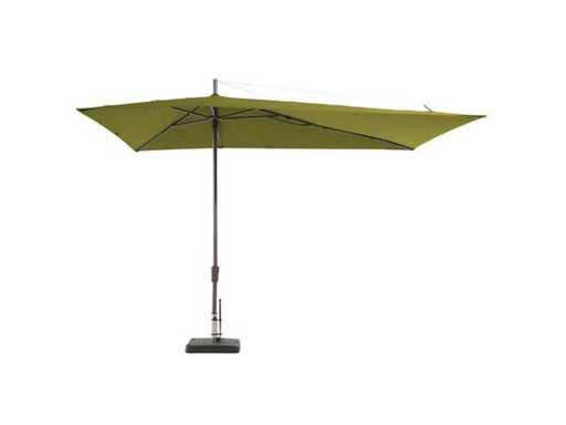 Madison - Laterală asitrică - Umbrela (360x220cm) Inclusiv piciorul (55kg) și husa de protecție