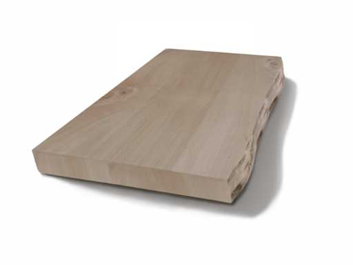 Gliss Design Piastra Superiore in Legno Massello Olio Bianco 60 Vorticoso (5x)