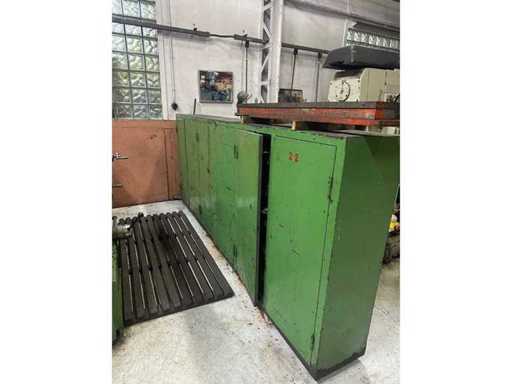 Armadio di stoccaggio industriale in acciaio – Grande capacità, con più porte