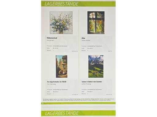 ARTLAND Stampe su tela rimanenti allungate su barella