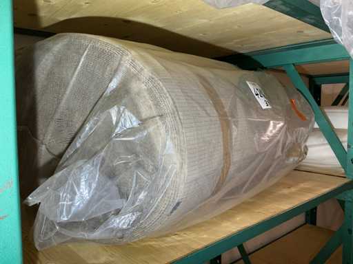 Rolls of corrugated cardboard