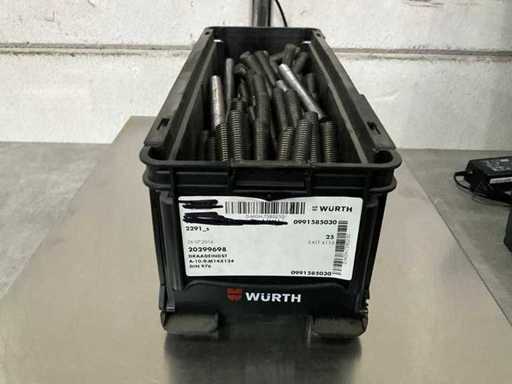 Würth 14.09 kg Draadeind M14 x 124 in stapelbare bak