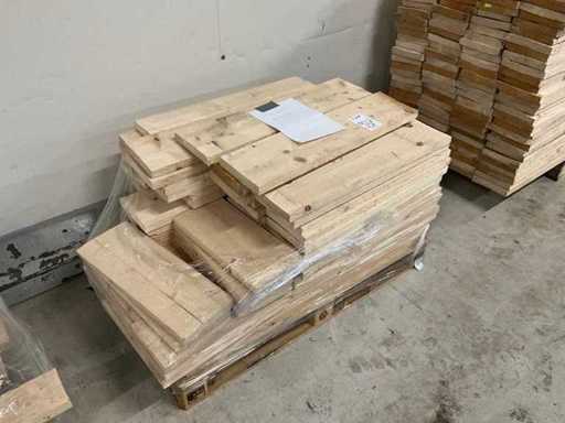 Molid - 32x200 mm - Serie de schelă din lemn