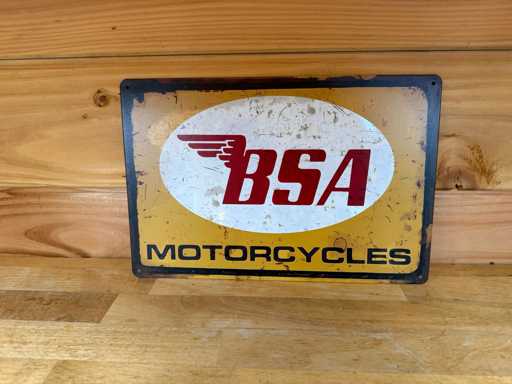 metaal reclame wandbord