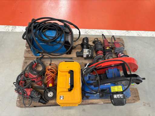 Range of Hilti power tools, Oerlikon plasma cutter CITOCUT 10KT, angle grinders & Fluke/WTC measuring technology