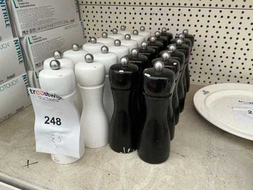 Matériaux de décoration Moulins à poivre et sel (25x)
