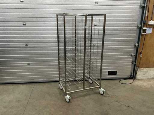 Dienbladen regaalwagen