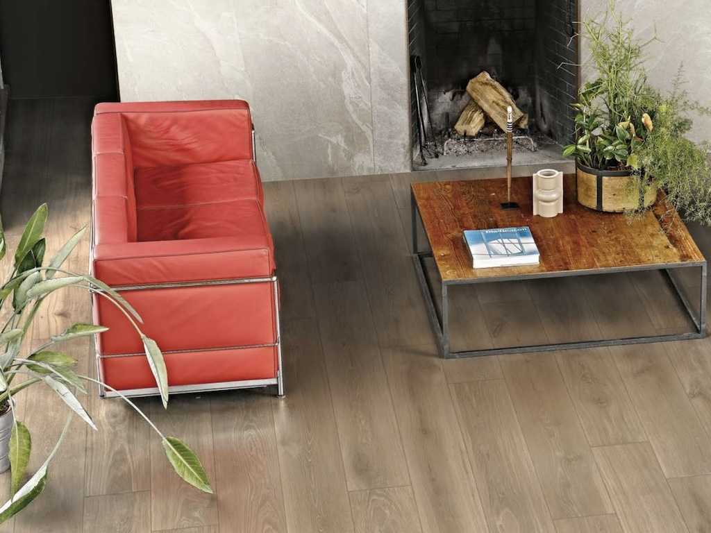 Floor tile Wood Champagne 20x120cm rectified, 69.12m2