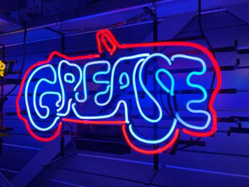 Grease Glass Neon Decorazione