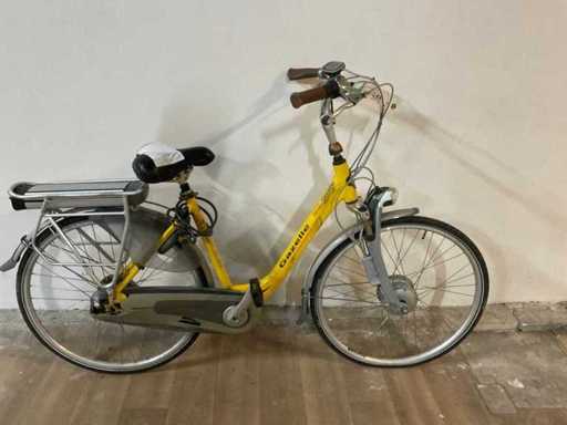 Bicicletă electrică portocalie Gazelle Innergy