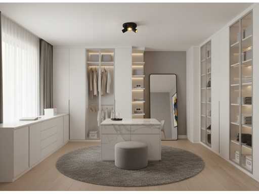  GU10 Surface-mounted spot round Fixture triple rotatable (6x)