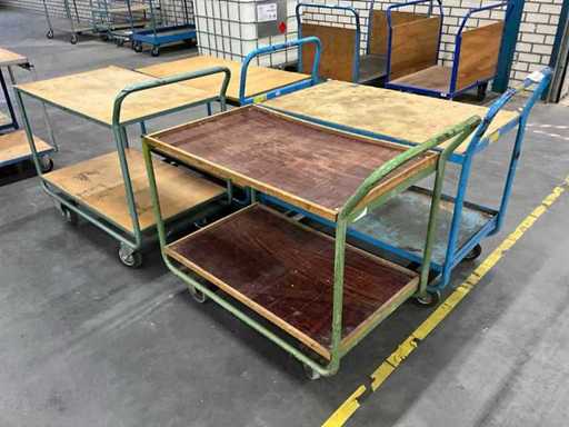 Verschiedene Lagerwagen (4x)