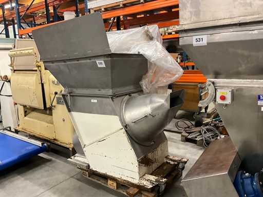 Horizontale mengmachine