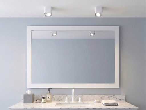  GU10 Design Surface-mounted spot Fixture 10cm tiltable (18x)