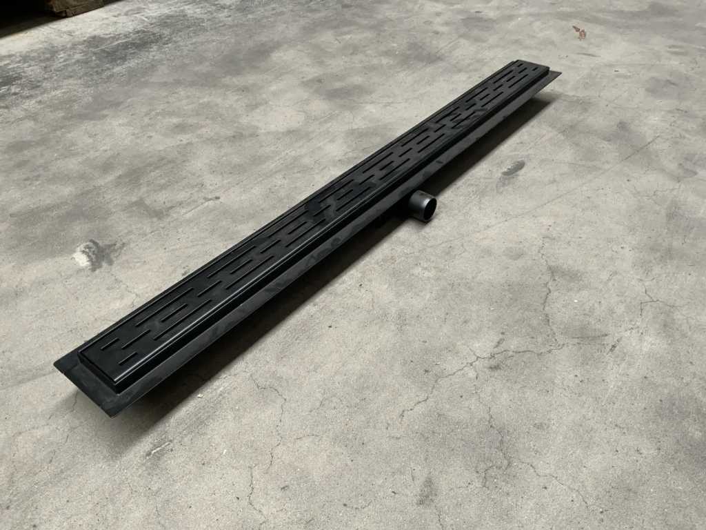 H-G001 Drain de douche 100cm noir (4x)