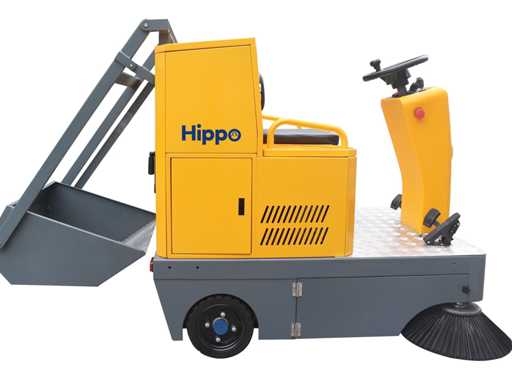 Hippo - S1350P - Înclinare mare - măturătoare cu călărie, lățime de măturare 135 cm