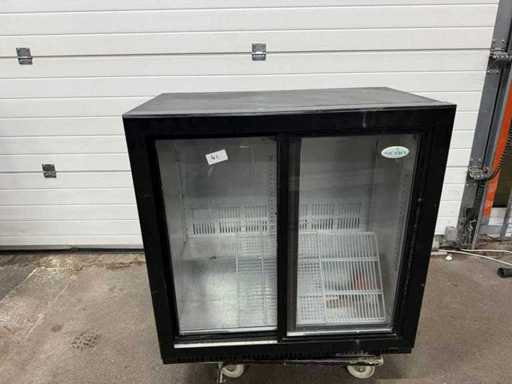 Sliding door refrigerator