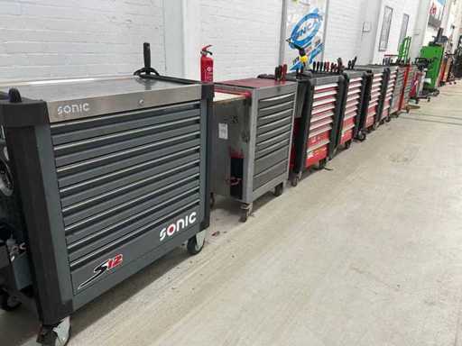Due to business termination; Garage inventory and tools