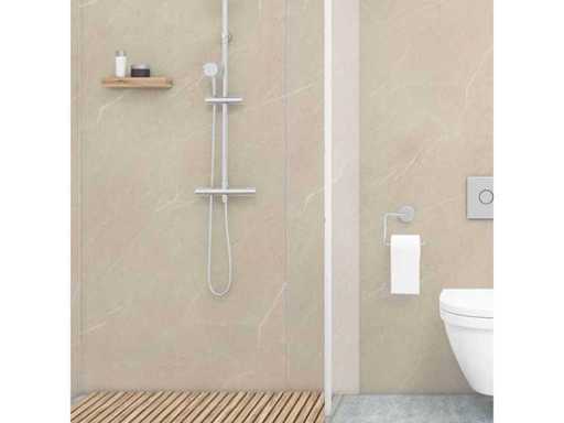 Acryl Wandpanelen Cream White  (40st)