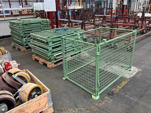 Tube / wire steel gitterbox frames (16x)