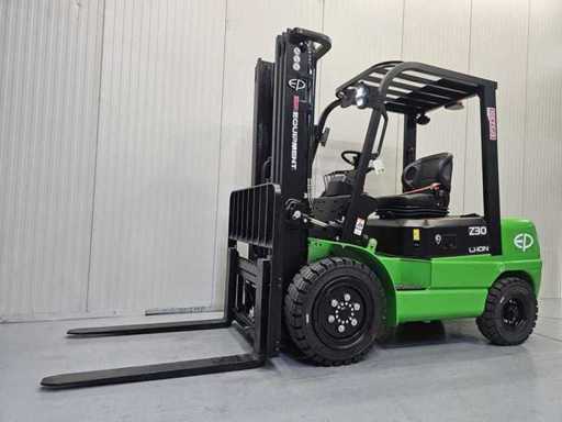 EP - EFXZ-301-H Vorkheftruck - 4.8meter Triplex - Li-Ion - Freelift - Sideshift - 2026