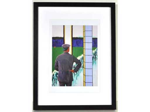 Roger Raveel - Looking back - offset