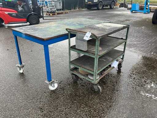Etagewagen & werktafel