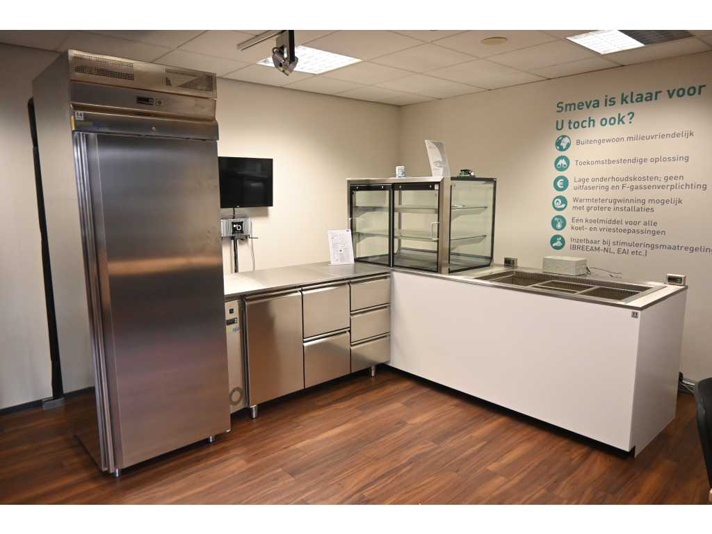 Smeva - Complete showroom set-up with refrigeration equipment