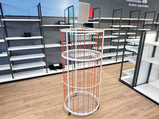 Mobiele ronde stortmand