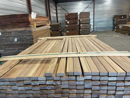 Guyana Ipé Lamellen gehobelt 1550x45x21mm (182x)