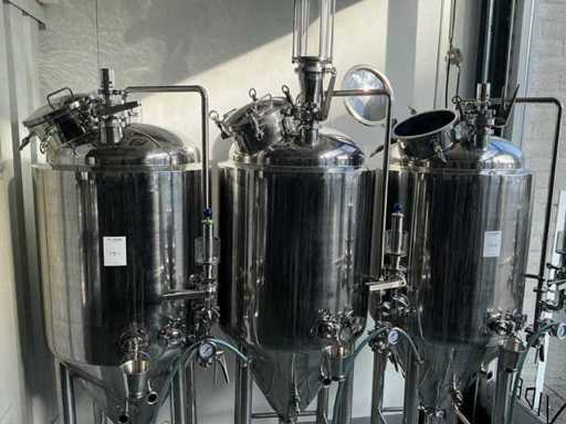 2025 Pressure fermentation tank double walled 250 liter dry-hopper