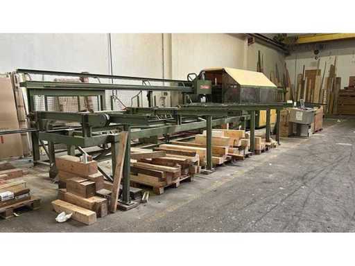 HUNDEGGER - K1-A - centrum obróbki CNC belek drewnianych - 1998