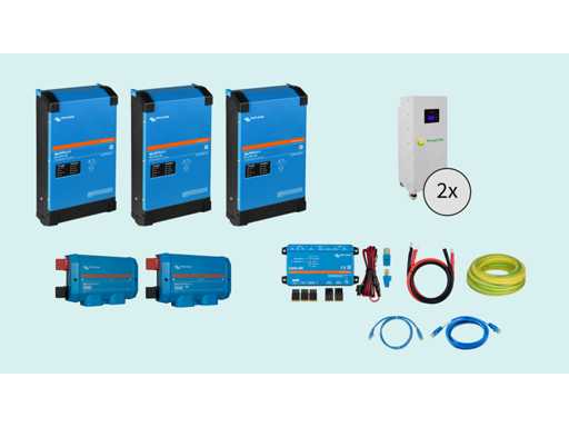 Victron PRO ESS 3 fase 9kVa (7.2kW omvormvermogen) 30kWh LFP accu