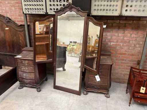 Coiffeuse avec miroir