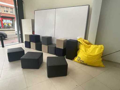 various sitting area