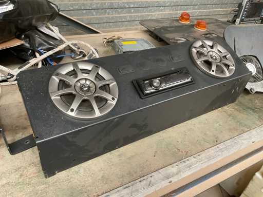 Système audio du tableau de bord du véhicule