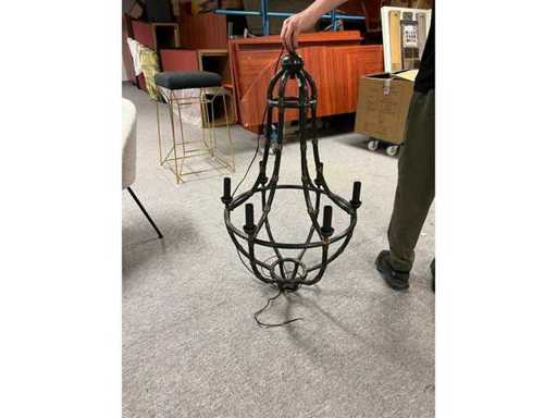 Exclusive EICHHOLTZ Diamètre d’origine 120 x 60 cm, lustre Modell bambou noir