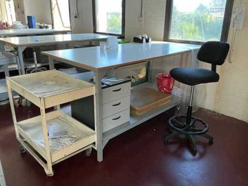 Poste de travail avec contenu