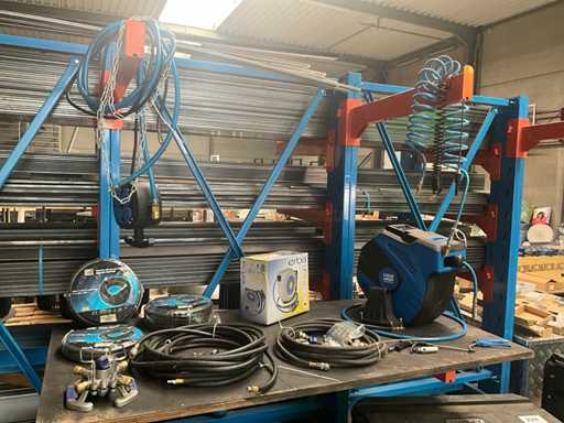 Diverse Persluchtslangen (7x) waaronder HBM