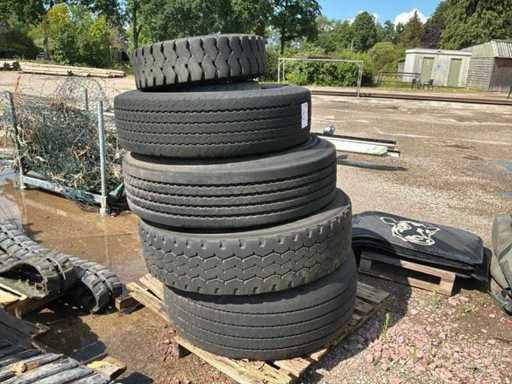 Tire, wheel and rim (4x)