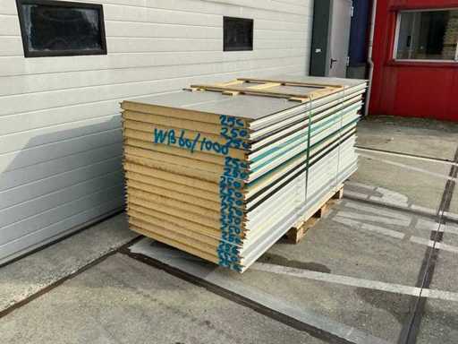 Profil sabny - W 60/1000 - Panele kanapkowe 16x) 40 m2