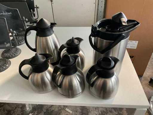 Batch of thermos flasks, 6 pieces